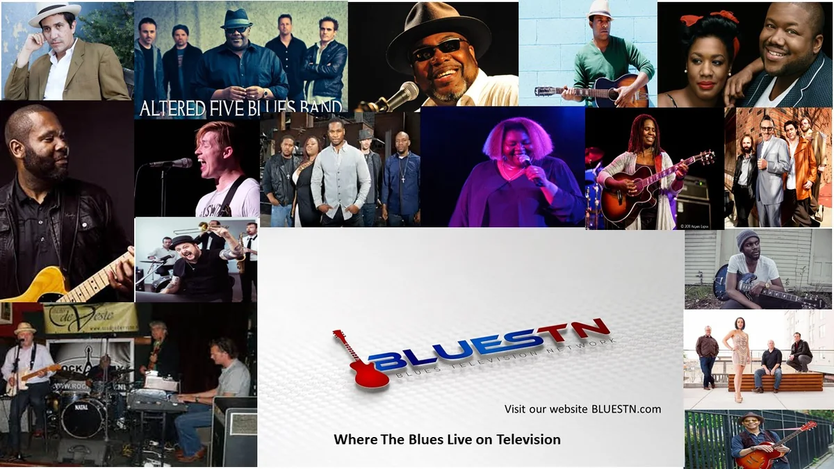 A montage of Blues artists featured in Aitterce productions